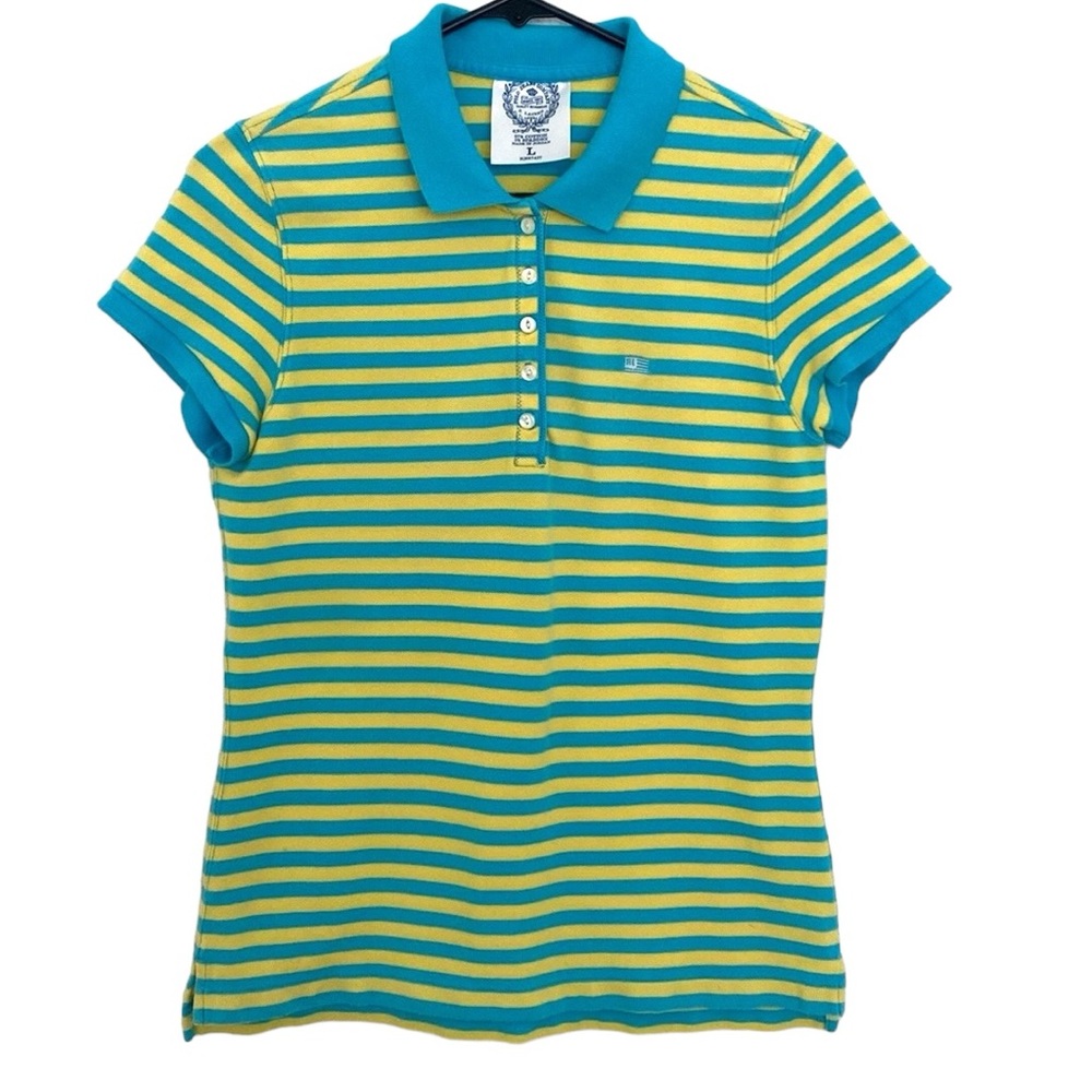 Polo Jeans Co. Ralph Lauren Vintage Striped Short Sleeved Polo